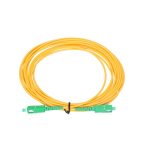 Extralink Patchcord SC/APC-SC/APC PVC, Monomodo, Simplex, G.657A1, 3mm, 1m - SKU EX.1537