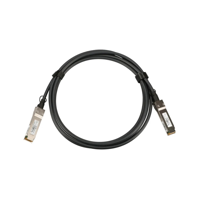 Extralink QSFP+ Cable QSFP+ DAC DAC, 40Gbps, 1m, 30AWG 1 Extralink QSFP+ Cable QSFP+ DAC DAC, 40Gbps, 1m, 30AWG en modo vertical
