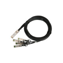 Extralink QSFP+ cable DAC, admite 40Gbps hasta 4x 10Gbps, longitud de 3 metros, 30AWG, SKU EX.15791