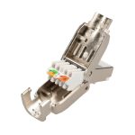 Conector Extralink, modelo Wtyk RJ45 CAT6A, herramienta libre, SKU EX.17184, ideal para cableado eficiente y rápido