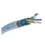 Extralink Par trenzado CAT6A SFTP (S/FTP) LSZH para interiores con 305 metros de longitud, SKU EX.17399