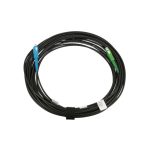 Cable de fibra óptica Extralink PATCHCORD SC/APC-SC/UPC ROUND DROP SM SIMPLEX G.657A2 5M FTTH amarillo SKU EX.18433