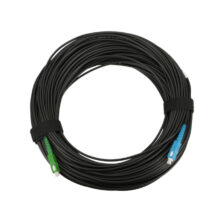 Cable de fibra óptica Extralink PATCHCORD SC/APC-SC/UPC ROUND DROP SM SIMPLEX G.657A2 40M para FTTH y centro de datos, SKU EX.18471