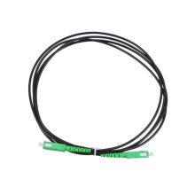Extralink Patchcord SC/APC-SC/APC negro monomodo simplex, 3mm de diámetro, 1 metro de longitud. SKU: EX.19287