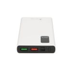 Extralink Powerbank EPB-067W de 10000mAh en color blanco, con capacidades de carga rápida y puerto USB-C (EX.19492)