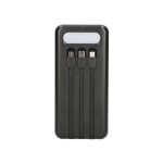Extralink EPB-124 powerbank en color negro con capacidad de 30000mAh, carga rápida y puerto USB-C. SKU: EX.19522