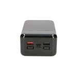 Extralink EPB-124 powerbank en color negro con capacidad de 30000mAh, carga rápida y puerto USB-C. SKU: EX.19522