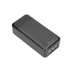 Extralink EPB-124 powerbank en color negro con capacidad de 30000mAh, carga rápida y puerto USB-C. SKU: EX.19522