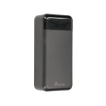 Extralink EPB-124 powerbank en color negro con capacidad de 30000mAh, carga rápida y puerto USB-C. SKU: EX.19522