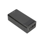 Extralink Powerbank EPB-114 de 50000 mAh en color negro, con puerto USB-C, SKU EX.19591