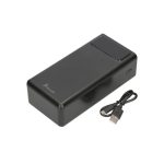 Extralink Powerbank EPB-114 de 50000 mAh en color negro, con puerto USB-C, SKU EX.19591