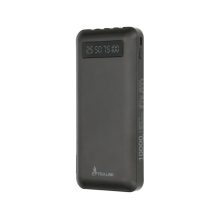 Powerbank Extralink EPB-083 de 10000mAh en color negro con puerto USB-C. SKU: EX.19607