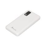 Extralink Powerbank EPB-098W de 10000mAh en color blanco con puerto USB-C, SKU EX.19638