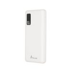 Extralink Powerbank EPB-098W de 10000mAh en color blanco con puerto USB-C, SKU EX.19638
