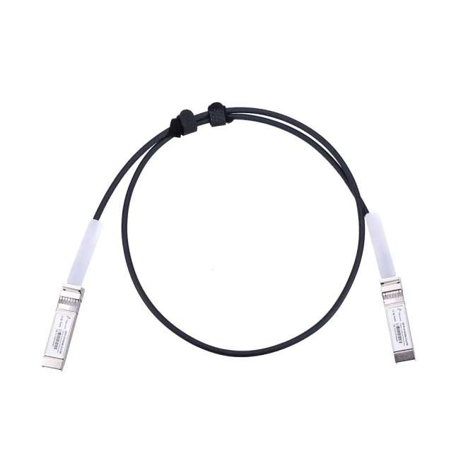 Extralink Cable SFP+ DAC de 10Gbps 3m AWG30 Extralink Cable SFP+ Direct Attach Copper con velocidad de 10Gbps, longitud de 3 metros y calificación AWG30. SKU: EX.2275