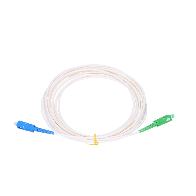 Extralink Patchcord SC/UPC-SC/APC LSZH, Monomodo, Simplex, G.657B3, 3mm, Easy Flex, 15m 1 Extralink Patchcord SC/UPC-SC/APC LSZH, Monomodo, Simplex, G.657B3, 3mm, Easy Flex, 15m