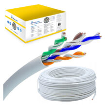 Extralink par trenzado CAT5E UTP de 305 metros, adecuado para instalaciones interiores SKU EX.31421