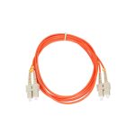 Extralink Patchcord de 2 metros, multimodo, duplex, con conectores SC/UPC en ambos extremos. SKU: EX.3708