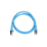 Extralink LAN Patchcord Kat.6A S/FTP 1 metro, cable de cobre de par trenzado, 10 Gbps. SKU: EX.6556