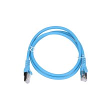 Extralink LAN Patchcord Kat.6A S/FTP 1 metro, cable de cobre de par trenzado, 10 Gbps. SKU: EX.6556