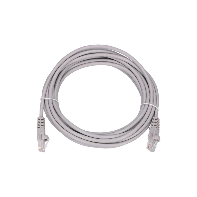 Extralink LAN Patchcord Kat.5e UTP 5m - Cable de Par Trenzado Cable de red Extralink LAN Patchcord categoría 5e UTP de 5 metros, SKU EX.7690, con tecnología de par trenzado para mejor eficiencia y menor interferencia.