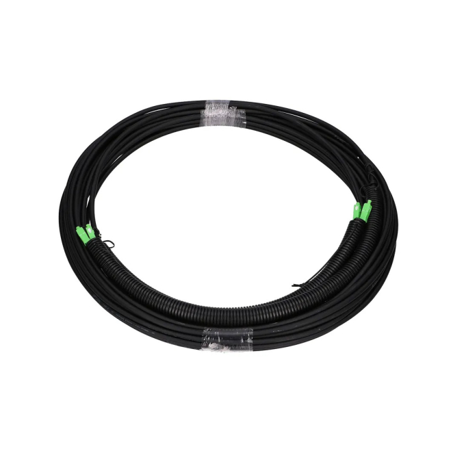Extralink Patchcord Duplex Monomodo de 25m para Exterior Extralink Patchcord 2J SC/APC-SC/APC Monomodo, Exterior, Duplex, G657A2, de 25m, SKU EX.8239