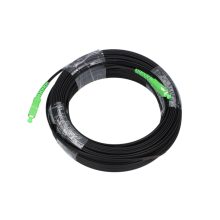 Cable patchcord Extralink SC/APC-SC/APC Plano drop monomodo simplex G.657A2 de 30 metros SKU EX.8451