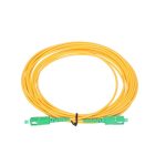 Extralink Patchcord SC/APC-SC/APC Monomodo Simplex de 0.5 metros con especificación G652D y grosor de 3mm. SKU: EX.9113