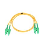 Cabo Extralink Monomodo Duplex SC/APC-SC/APC, 3mm, 15m, SKU EX.9144, ideal para centros de datos.