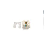 Extralink Keystone CAT6 UTP con conector RJ45, SKU EX.9540. Ideal para cableado estructurado de alta velocidad.