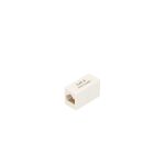 Caja de conexión Extralink RJ45 CAT6 UTP blanca, ideal para redes de alta velocidad. SKU: EX.9625