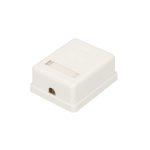 Extralink Toma de corriente de montaje en la pared con un puerto RJ45 para cableado de red categoría 5E, SKU EX.9632