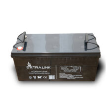 Imagen de la batería AGM Extralink de 12V y 200Ah sin mantenimiento, SKU EX.9793. Ideal para suministro eléctrico duradero.