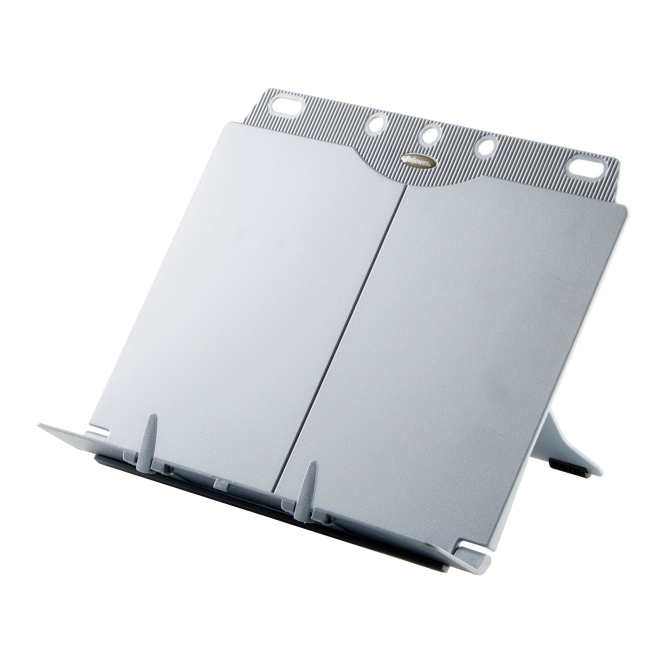 Fellowes Booklift Archivador Plástico Plata para Monitores Fellowes Booklift archivador de plástico en color plata, SKU 21140, ideal para organizar y sostener documentos en monitores.