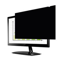 Filtro de privacidad Fellowes PrivaScreen para monitores sin marco de 22 pulgadas, SKU 4801501. Ideal para proteger la pantalla de miradas indiscretas en entornos de oficina.