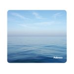 Alfombrilla para ratón Fellowes 5903901, color azul, diseñada para ofrecer resistencia y comodidad.