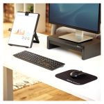 Fellowes 5933907 alfombrilla para ratón negra con superficie suave y base antideslizante