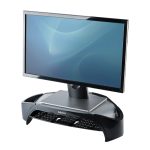 Soporte Fellowes 8020801 para monitor de 21 pulgadas, color negro, ideal para escritorio, SKU 8020801