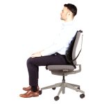 Soporte lumbar Fellowes 8029901, diseño ergonómico en grafito ideal para respaldos de oficina. SKU: 8029901