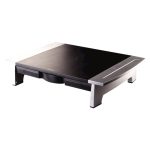 Escritorio Fellowes Office Suites de 71,1 cm en color negro y plata, SKU 8031101