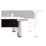 Escritorio Fellowes Office Suites de 71,1 cm en color negro y plata, SKU 8031101