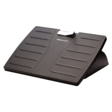 Fellowes soporte para el apoyo de pies en color negro, modelo ergonómico ideal para una correcta postura en la oficina, SKU 8035001