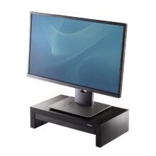 Fellowes Designer Suites Escritorio Negro, Perlado de 53,3 cm (21 pulgadas), SKU 8038101