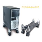 Soporte de CPU Fellowes 8039001 en color negro y plata, ideal para PCs, SKU 8039001