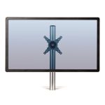 Soporte para monitor Fellowes modelo 8042801, adecuado para monitores de 27 pulgadas, diseño de escritorio en color plata