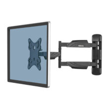 Fellowes soporte para monitor de escritorio en color negro, compatible con monitores de 55 pulgadas. SKU: 8043601