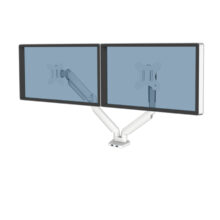 Soporte Fellowes Platinum Series para monitor de 40 pulgadas, modelo 8056301, en color blanco, óptimo para escritorio