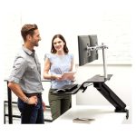 Soporte para monitores Fellowes Lotus RT, ajustable en altura, con SKU 8081601