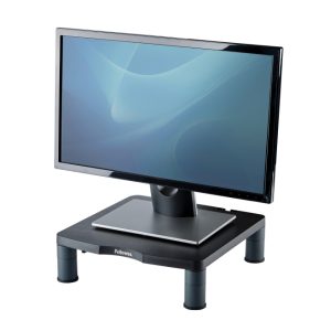 Soporte para monitor de escritorio Fellowes de 53,3 cm (21 pulgadas) en grafito. SKU: 9169301