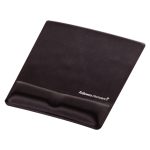 Alfombrilla para ratón Fellowes 9181201 en color negro con superficie lisa y antideslizante